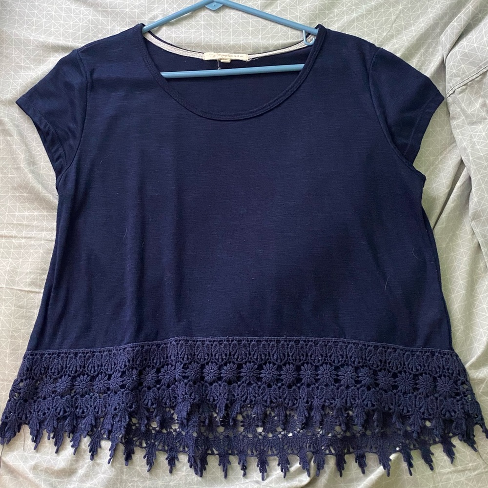 Lace Bottom Shirt